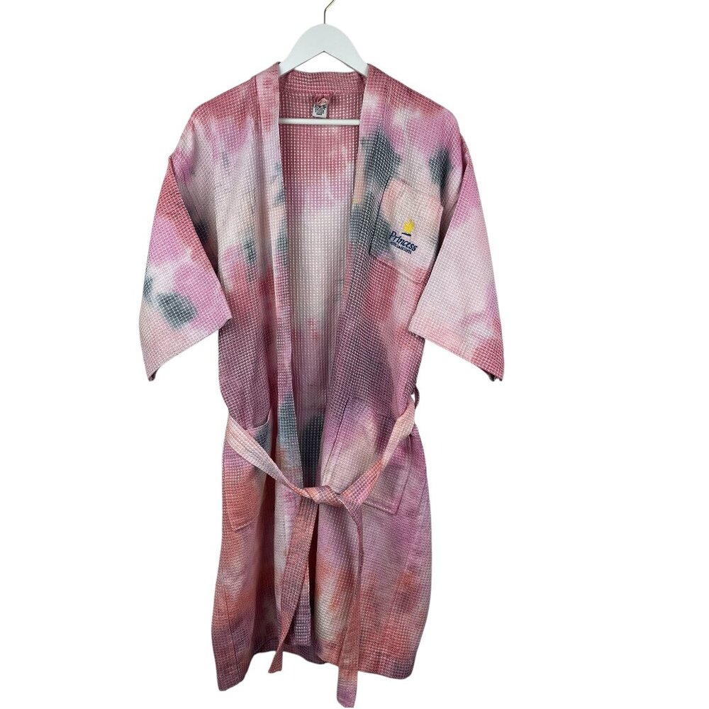 Sola Robe Womens One Size Princess Hotels And Resorts Pink Blue Mid Length - Picture 1 of 10